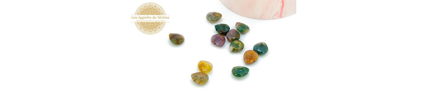 Perles gouttes en verre pour créationde bijoux DIY